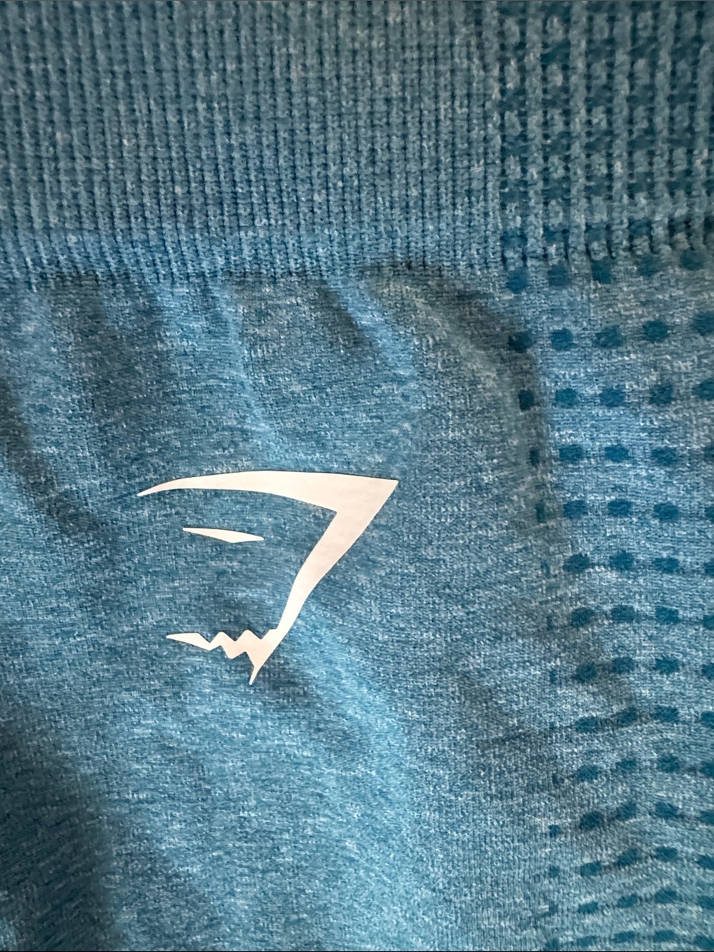 Gymshark Teal Long Sleeve Crop Top and Leggings Set - Picture 2 of 8